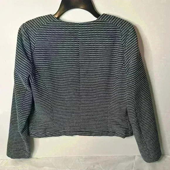 Cynthia Rowley Women’s Medium Career Blazer Houndstooth Pattern Lined - Picture 2 of 11